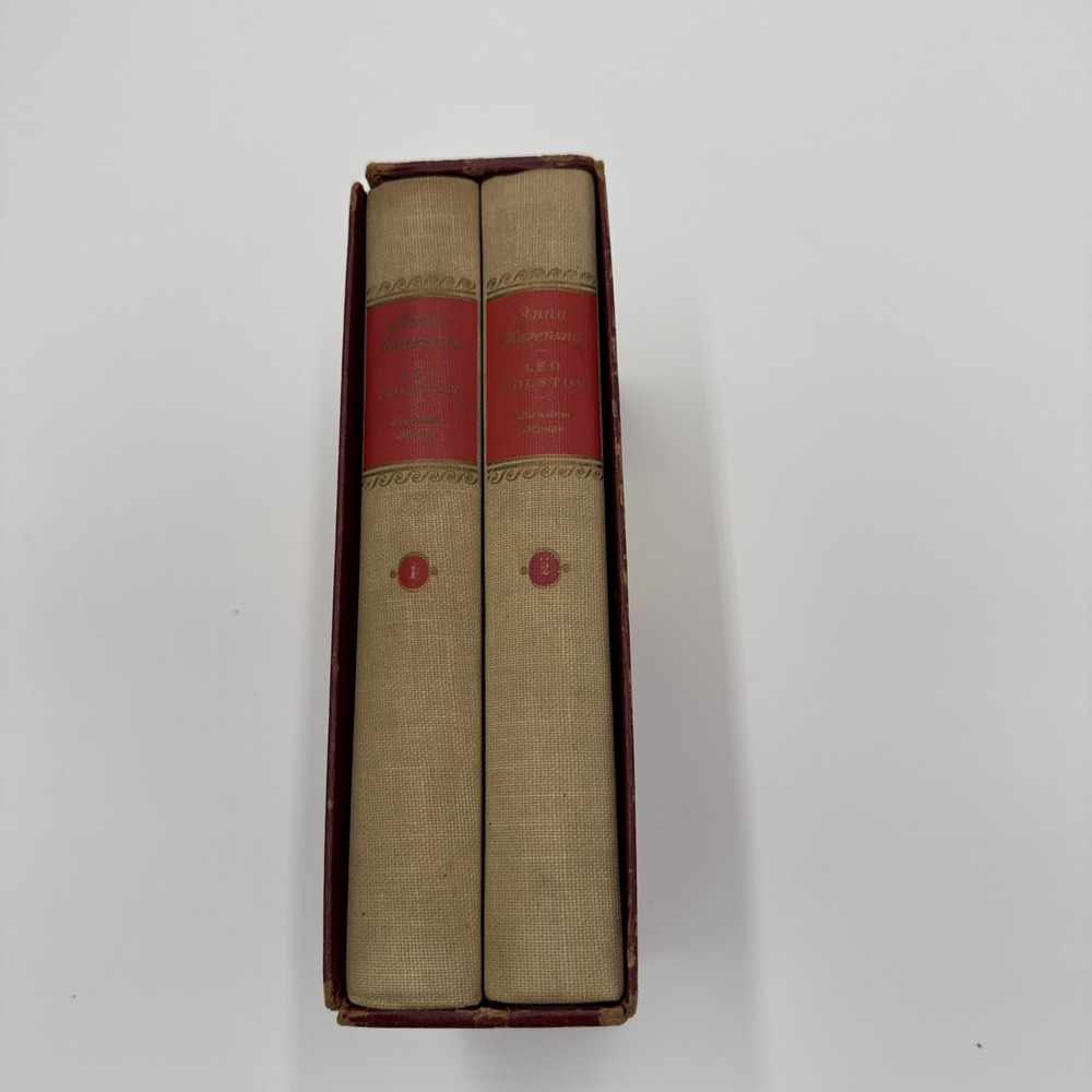 Anna Karenina by Leo Tolstoy ~ Two Volume Set (1939) Random House Illustrated